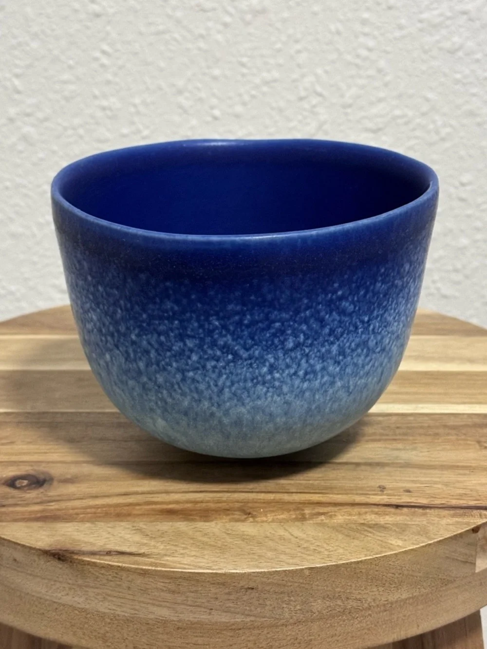 Anthropologie Dalila Ombre Bowl Azure Blue Stoneware